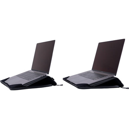 Funda para portátil WANDRD 14" Negra nylon resistente con asa integrada y soportes para laptop
