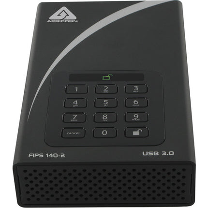 Apricorn 6TB Aegis Padlock DT Disco Externo Escritorio FIPS 140-2 USB 3.2 Gen 1
