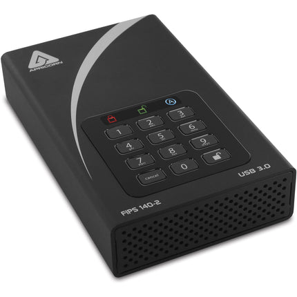 Apricorn 6TB Aegis Padlock DT Disco Externo Escritorio FIPS 140-2 USB 3.2 Gen 1