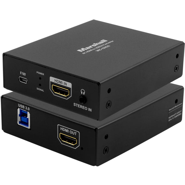 Marshall Electronics VAC-12HUC Convertidor HDMI a USB-C UHD 4K 30fps USB 3.0