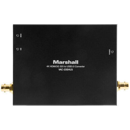 Marshall Electronics VAC-23SHUC Convertidor de 3G-SDI y HDMI a USB-C con soporte 4K y 1080p60