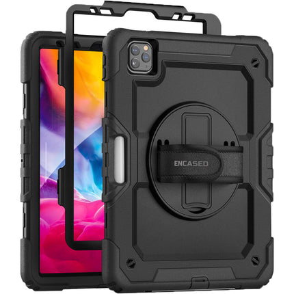 Encased Rugged Shield Funda para iPad Pro 11" y iPad Air 10.9" con Soporte y Correa