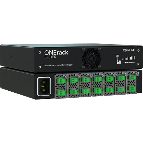 TV One ONErack Spider Fuente de Poder DC Rackmount Multi-Voltaje 1 RU 14 Dispositivos