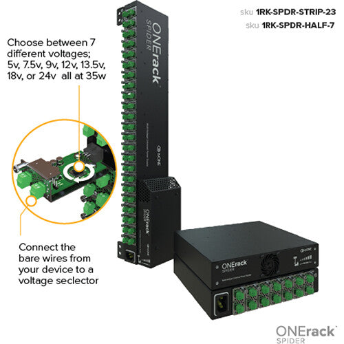TV One Módulo Selector de Voltaje para ONErack PSU 7 Voltajes 35W