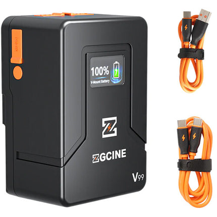 ZGCINE ZG-V99 Batería V-Mount 99Wh con Salidas USB y D-Tap