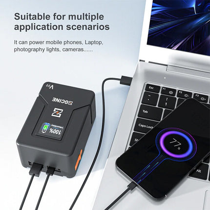 ZGCINE ZG-V99 Batería V-Mount 99Wh con Salidas USB y D-Tap