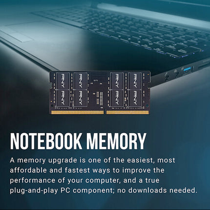 PNY 8GB DDR4 3200 MHz SO-DIMM Módulo de Memoria 260 Pines 1.2V