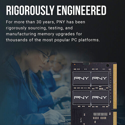 PNY 8GB DDR4 3200 MHz SO-DIMM Módulo de Memoria 260 Pines 1.2V