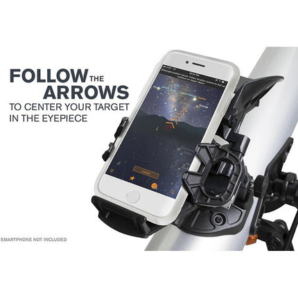Celestron StarSense Explorer LT 80AZ telescopio refractor 80mm f11 con trípode ajustable y app móvil