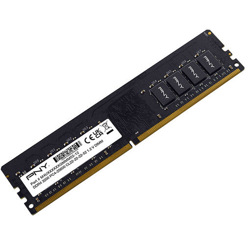 PNY 16GB DDR4 Memoria RAM 3200 MHz CL22 1.2V 288-Pin U-DIMM