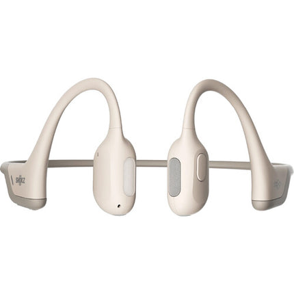 SHOKZ OpenRun Pro Auriculares Deportivos de Conducción Ósea Beige 10 Horas Reproducción IP55 Resistente