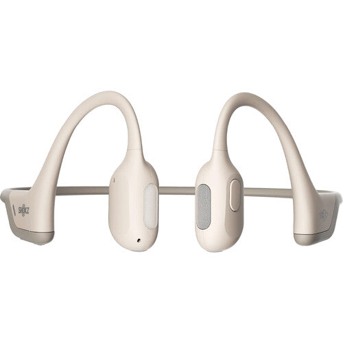 SHOKZ OpenRun Pro Auriculares Deportivos de Conducción Ósea Beige 10 Horas Reproducción IP55 Resistente