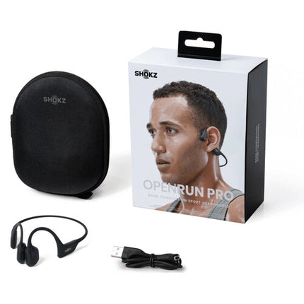 SHOKZ OpenRun Pro Auriculares Deportivos de Conducción Ósea Beige 10 Horas Reproducción IP55 Resistente