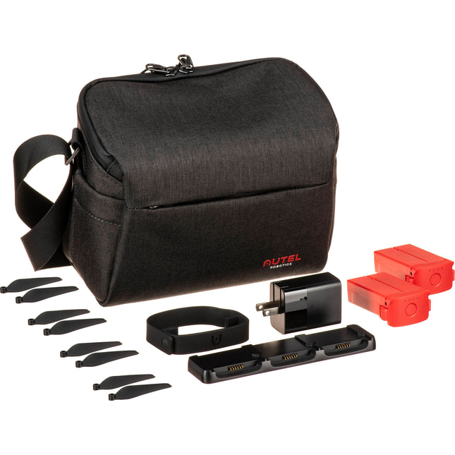 Autel Robotics On The Go Bundle para Drones EVO Nano con 2 Baterías y Bolsa Roja