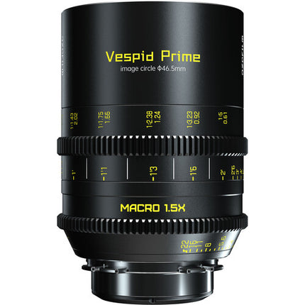DZOFilm VESPID 90mm T2.8 objetivo macro con apertura T2.1 a T22 y enfoque 300°