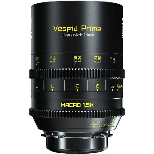 DZOFilm VESPID 90mm T2.8 objetivo macro con apertura T2.1 a T22 y enfoque 300°