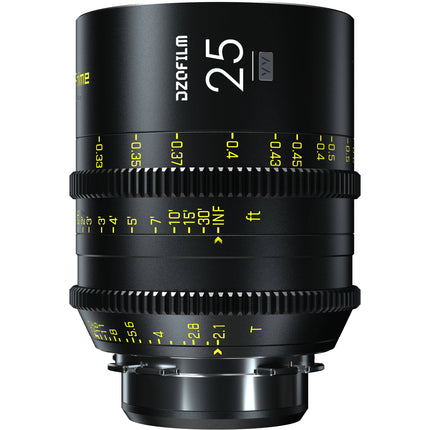 DZOFilm VESPID 25mm T2.1 Objetivo Cinema con Monturas PL y EF 270° Enfoque