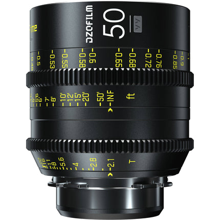 DZOFilm VESPID 50mm T2.1 Lente para Cinema Montura PL y EF 270° Enfoque