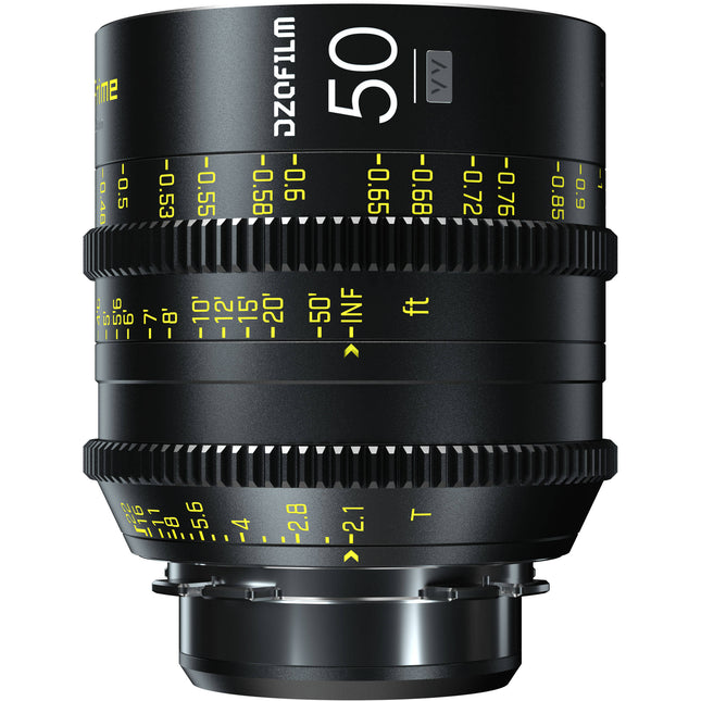 DZOFilm VESPID 50mm T2.1 Lente para Cinema Montura PL y EF 270° Enfoque