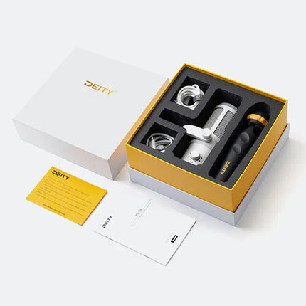 Deity Microphones VO-7U Micrófono Dinámico Supercardioide USB Kit con Trípode 9.8' Cables
