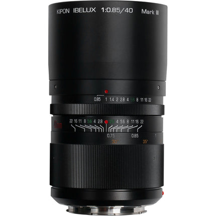 KIPON Ibelux 40mm f0.85 Mark III Objetivo Canon EF-M APS-C f0.85 f22