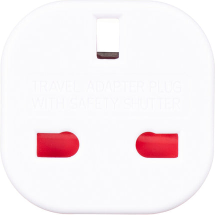 General Brand Adaptador de corriente Euro a USA 2 clavijas