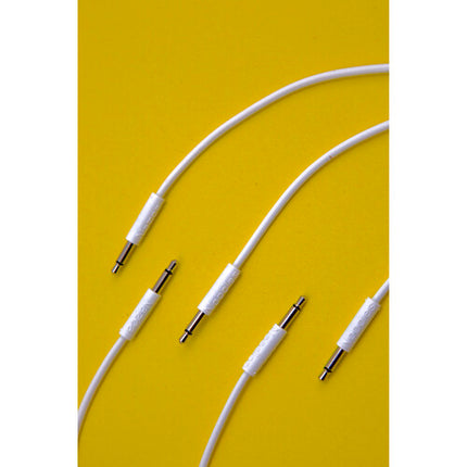 Cre8audio Nazca Noodles Cables Patch Eurorack 3.5mm TS 5 Unidades 9.8 Pulgadas Blancos