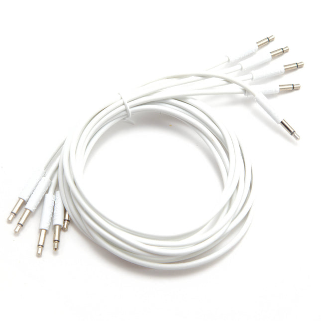 Cre8audio Nazca Noodles Cables Patch Eurorack 3.5mm TS 5 Unidades 9.8 Pulgadas Blancos