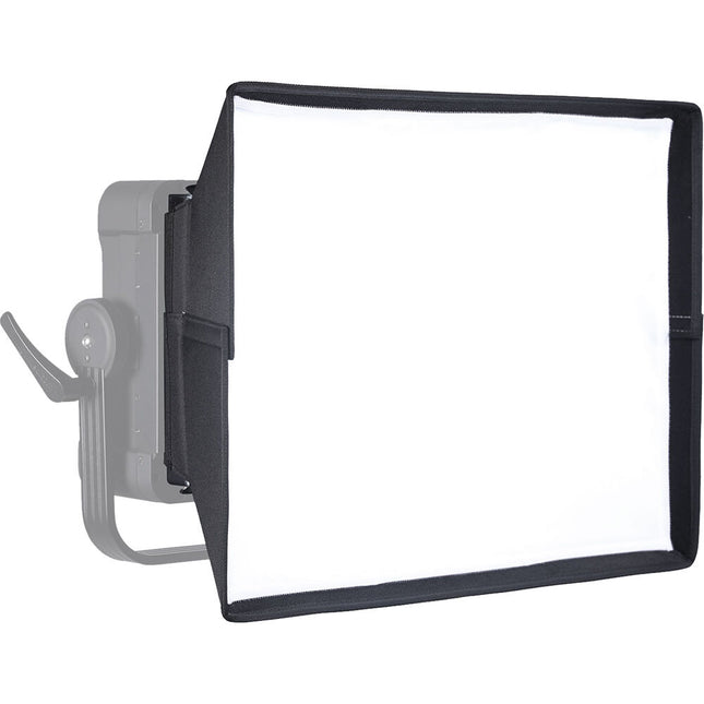 GVM Softbox para Panel LED YU300R 61x46x20 cm Difusor Removible Interior Plata