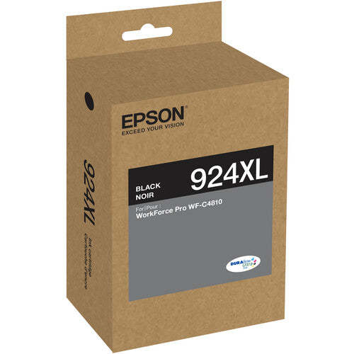 Cartucho de tinta negra Epson DURABrite Ultra T924XL alta capacidad rápido secado para WorkForce Pro WF-C4810