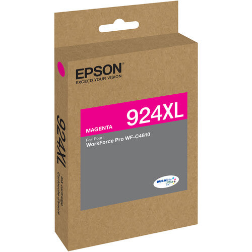 Cartucho de Tinta Magenta Epson DURABrite Ultra T924XL Alta Capacidad Secado Rápido