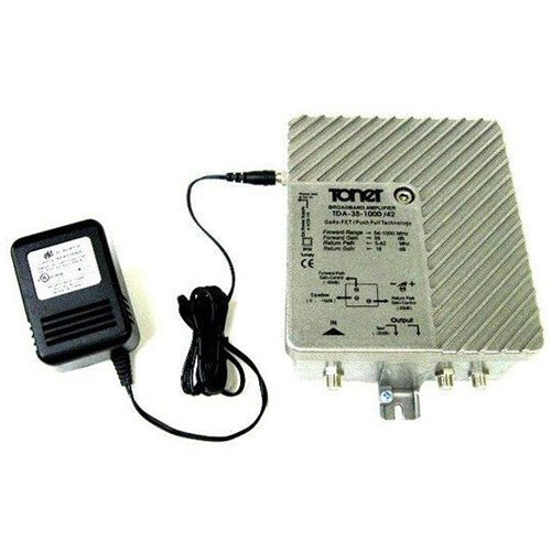 Toner Cable TDA Amplificador de Distribución CATV 20 dB 54-1000 MHz Fuente de Poder