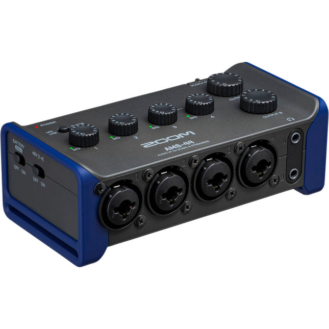 Zoom AMS-44 Interfaz de Audio USB-C 4 Entradas 96 kHz 24-Bit