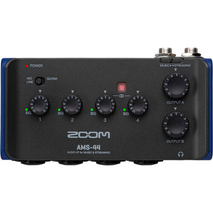 Zoom AMS-44 Interfaz de Audio USB-C 4 Entradas 96 kHz 24-Bit