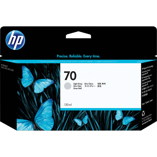 HP 70 Cartucho de Tinta Gris Claro para Impresoras Designjet 130 mL