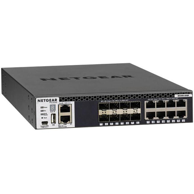 Netgear M4300-8X8F Switch de Red Gestionado 8 Puertos 10G RJ45 y 8 Puertos SFP+ 320 Gb/s