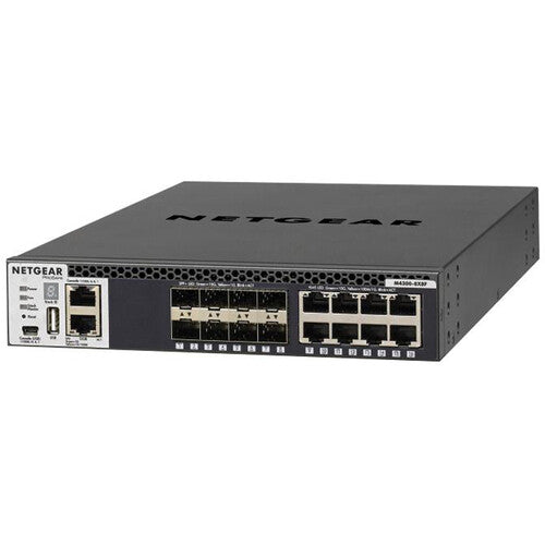 Netgear M4300-8X8F Switch de Red Gestionado 8 Puertos 10G RJ45 y 8 Puertos SFP+ 320 Gb/s