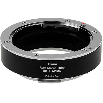 FotodioX Tubo de Extensión Macro Automático 15mm para Cámaras L-Mount Metal