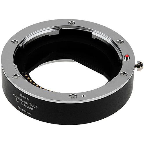 FotodioX Tubo de Extensión Macro Automático 15mm para Cámaras L-Mount Metal