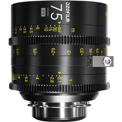 DZOFilm VESPID Cyber Lente Prime 75mm T2.1 Monturas PL y EF