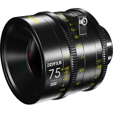 DZOFilm VESPID Cyber Lente Prime 75mm T2.1 Monturas PL y EF