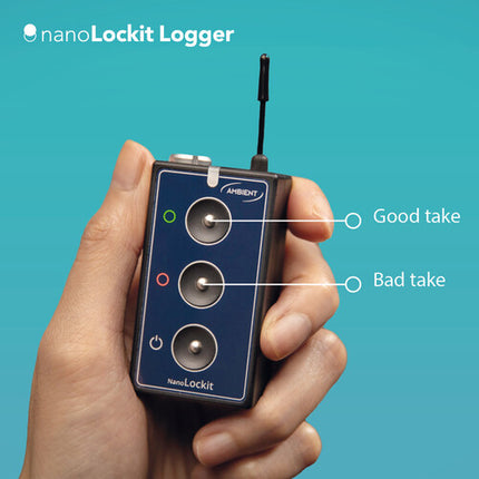 Ambient Recording NanoLockit Mini Sincronizador de Código de Tiempo Preciso 2 Pack con Registro