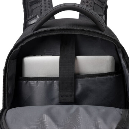 Swissdigital Neptune Mochila Masajeadora Negra con Puerto USB y Diseño TSA