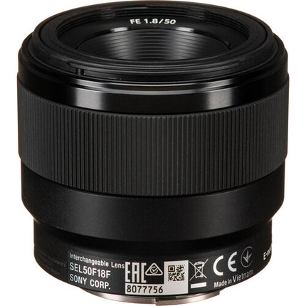 Sony FE 50mm f1 8 Objetivo Full Frame f1 8 a f22 con Motor DC y Capuchón