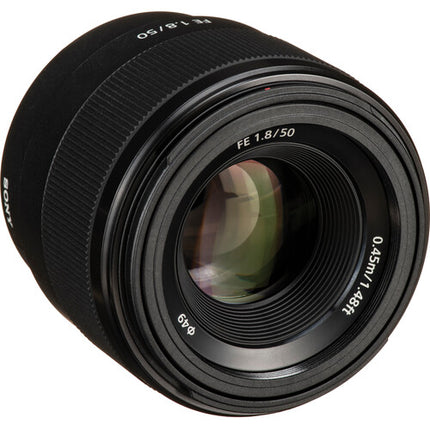 Sony FE 50mm f1.8 Objetivo Full-Frame con Kit Filtro UV 49mm
