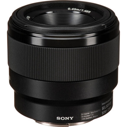 Sony FE 50mm f1.8 Objetivo Full-Frame con Kit Filtro UV 49mm