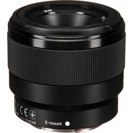 Sony FE 50mm f1 8 Objetivo Full Frame f1 8 a f22 con Motor DC y Capuchón