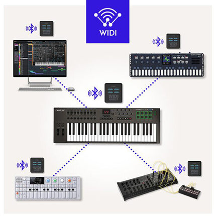 CME WIDI Uhost Interfaz MIDI Bluetooth avanzada rango 20m latencia 3ms