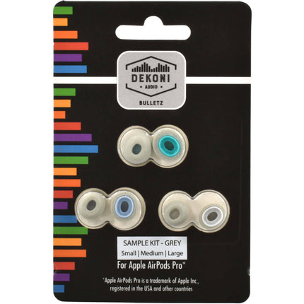 Dekoni Audio Premium Memory Foam Eartips para Apple AirPods Pro Kit de 3 tamaños