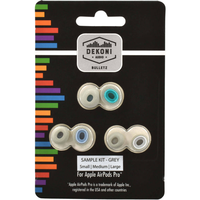 Dekoni Audio Premium Memory Foam Eartips para Apple AirPods Pro Kit de 3 tamaños